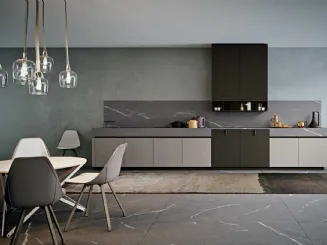 Cucina Moderna lineare Area 22 Gola 02 in laccato di Dibiesse