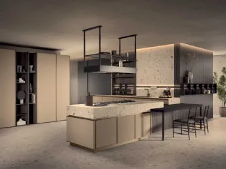 Cucina Moderna Coco con penisola di Dibiesse