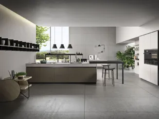 Cucina Moderna lineare DJ 02 in melaminico di Dibiesse