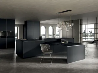 Cucina Moderna in laccato opaco Filo 02 di Dibiesse