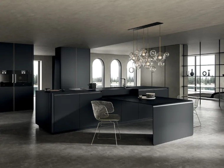 Cucina Moderna in laccato opaco Filo 02 di Dibiesse