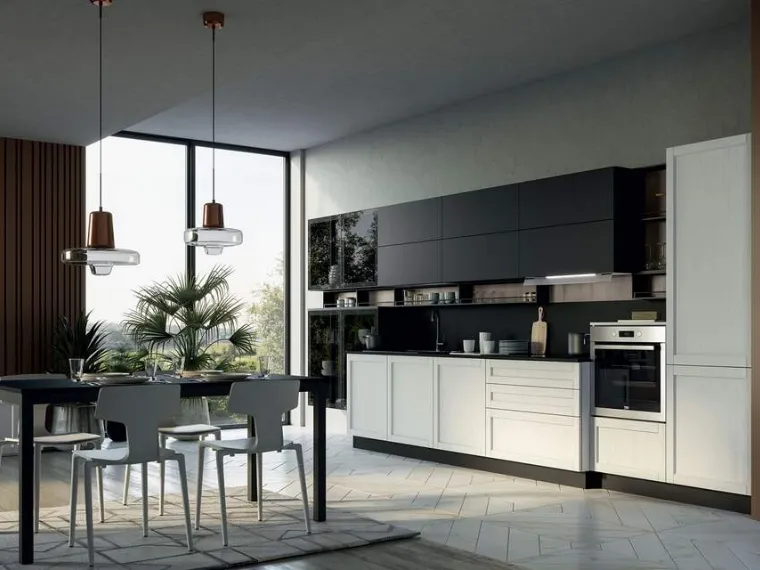 Cucina Moderna lineare Noah Composizione 05 di Prima Cucine