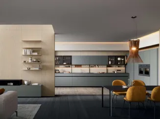 Cucina Moderna Play GI30 02 in laccato opaco di Dibiesse