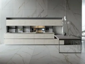 Cucina Moderna lineare Play Time 02 in laminato di Dibiesse