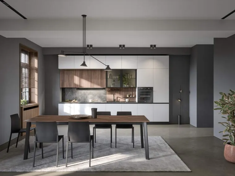 Cucina Moderna lineare Zoe Composizione 01 di Prima Cucine