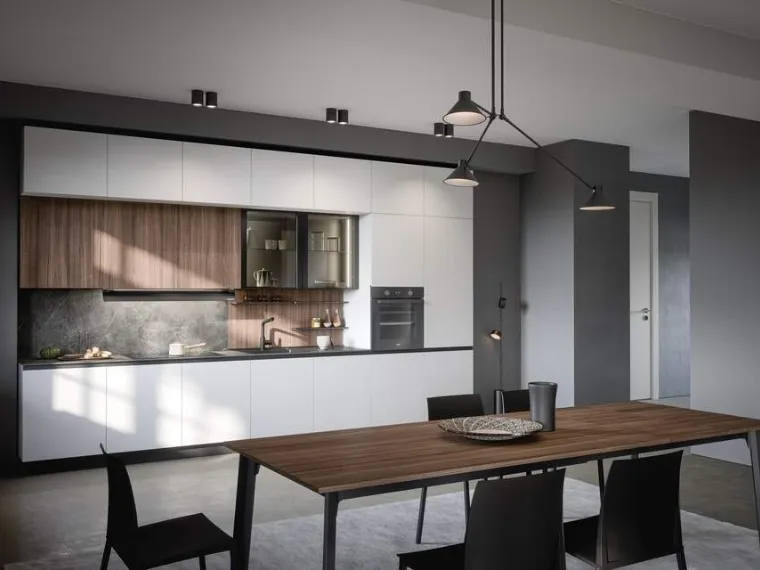 Cucina Moderna lineare Zoe Composizione 01 di Prima Cucine