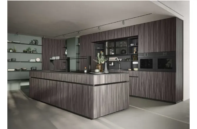 Cucina Moderna GI30 con isola di Dibiesse